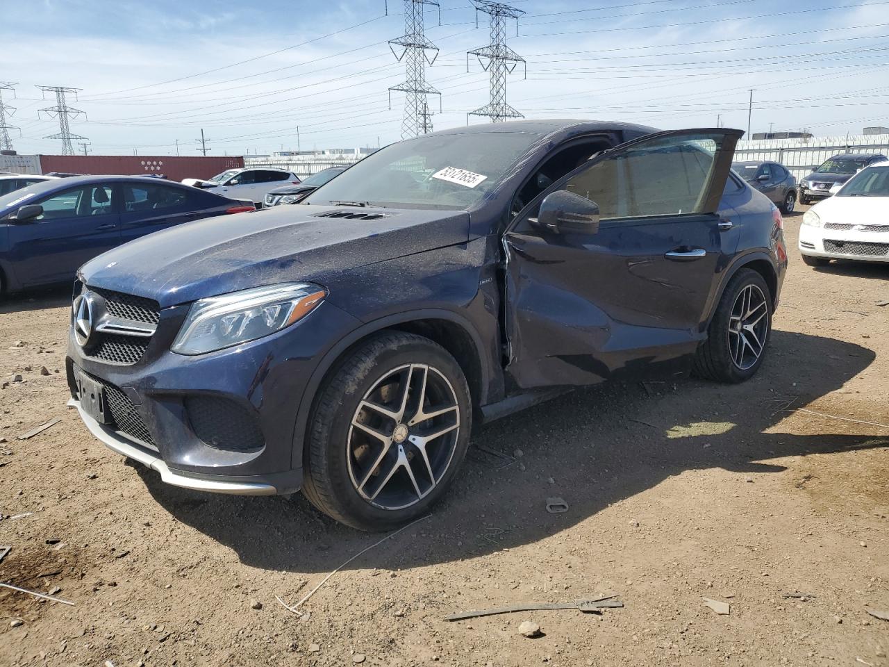2016 Mercedes-Benz Gle Coupe 450 4Matic de vânzare în Elgin, IL - All Over
