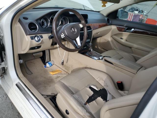 Coupet MERCEDES-BENZ C-CLASS 2012 Biały