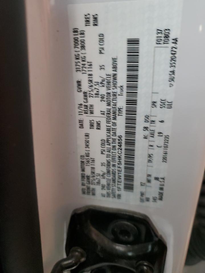 1FTEW1EF5HKC24856 FORD F-150 2017