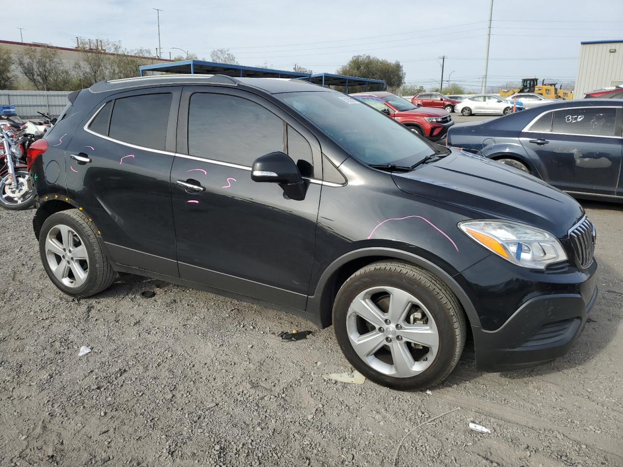 2015 BUICK ENCORE with REAR END damage, VIN KL4CJASB5FB237170