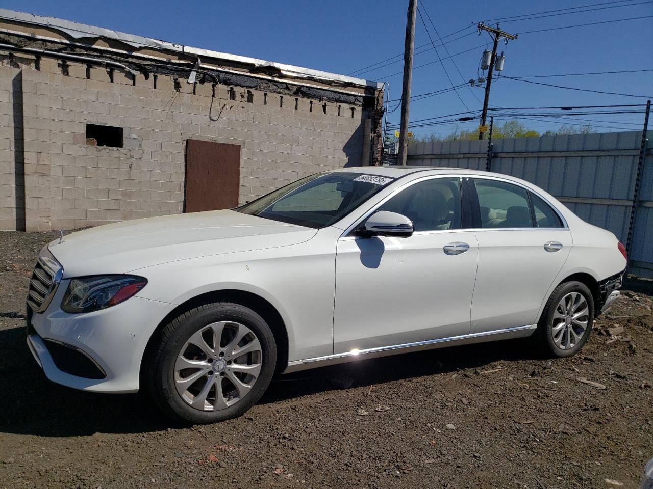 2017 Mercedes-Benz E 300 4Matic на продаже в New Britain, CT - Rear End