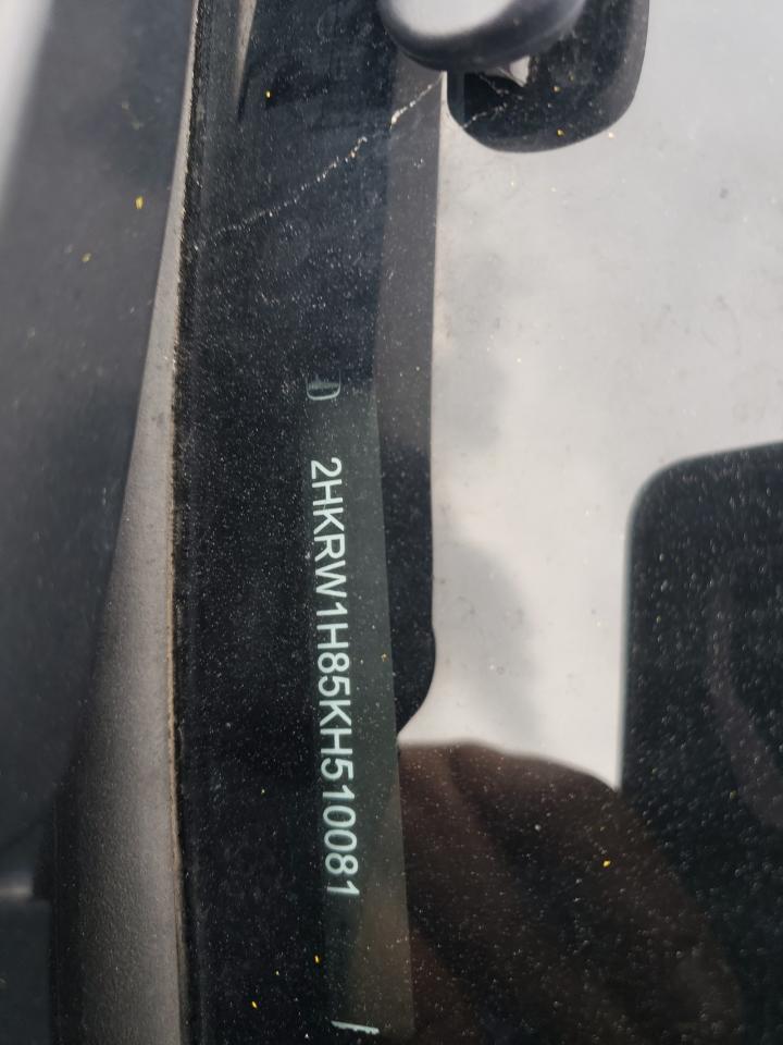 2019 Honda Cr-V Exl VIN: 2HKRW1H85KH510081 Lot: 53657745