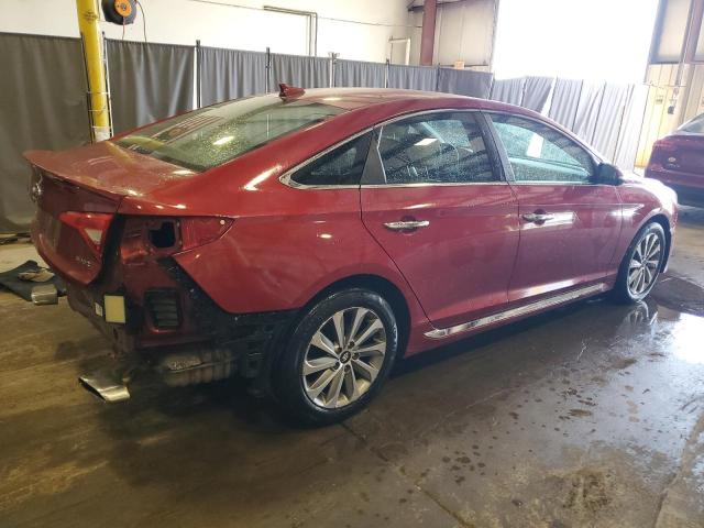  HYUNDAI SONATA 2015 Красный