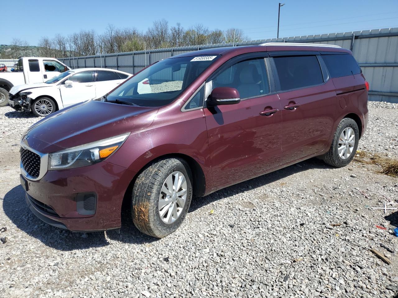 2018 Kia Sedona Lx للبيع في Lawrenceburg، KY - Front End