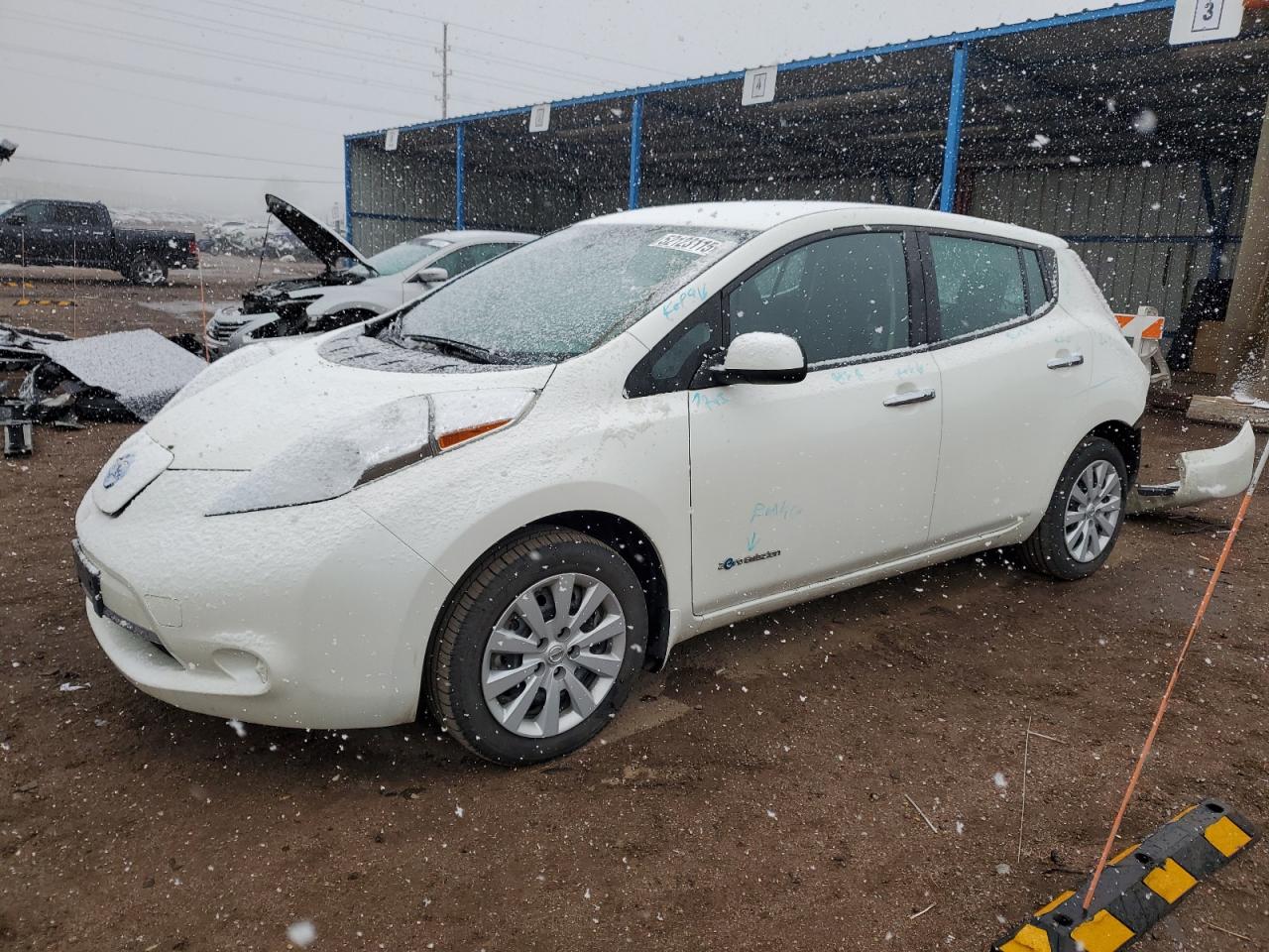 2017 Nissan Leaf S en Venta en Colorado Springs, CO - Rear End