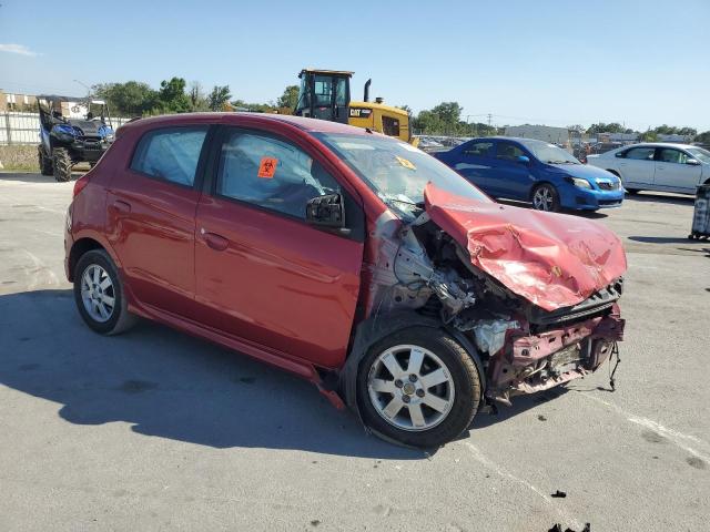  MITSUBISHI MIRAGE 2014 Червоний