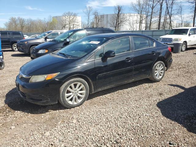  HONDA CIVIC 2012 Чорний