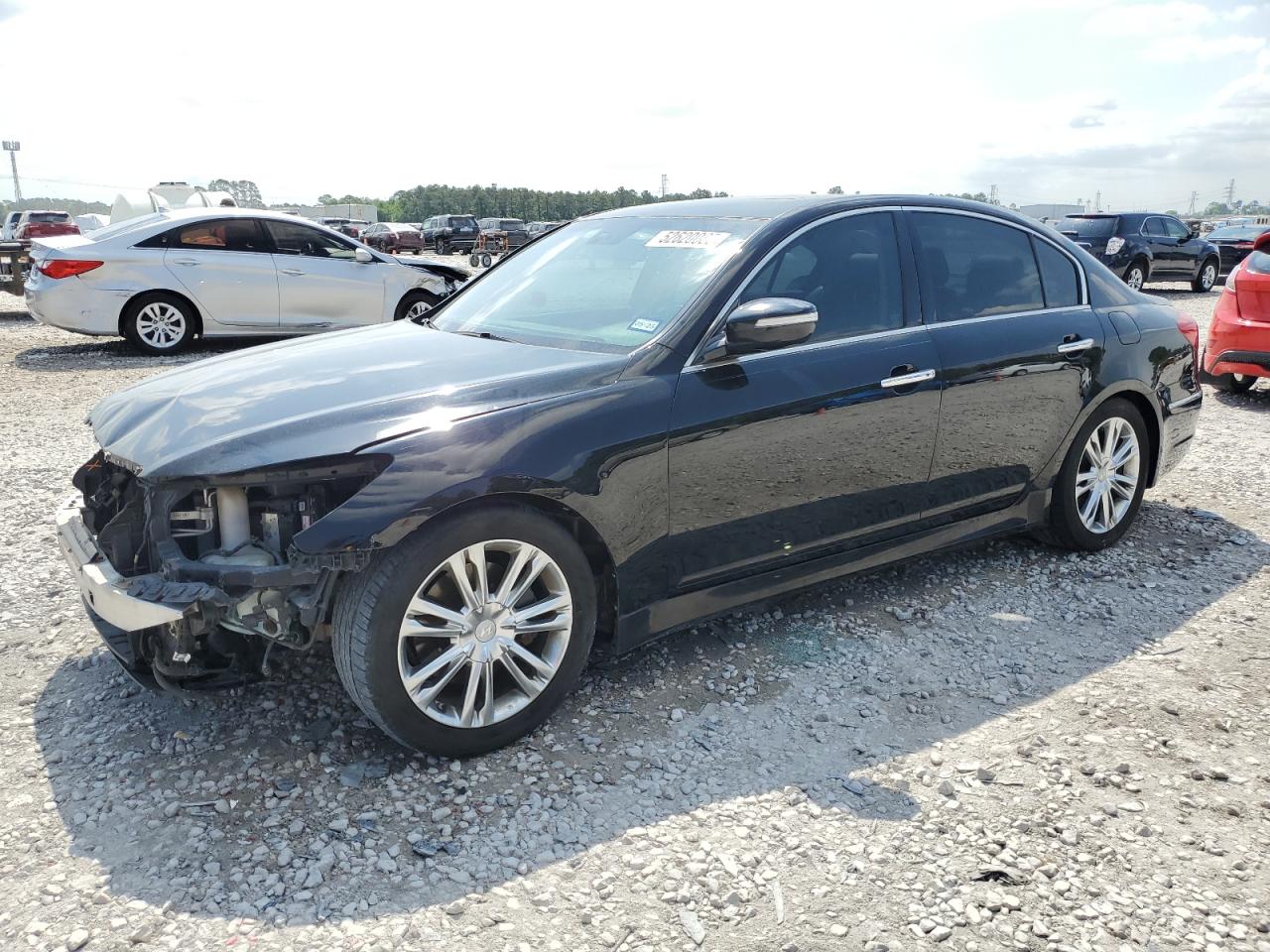 2012 Hyundai Genesis 3.8L de vânzare în Houston, TX - Front End