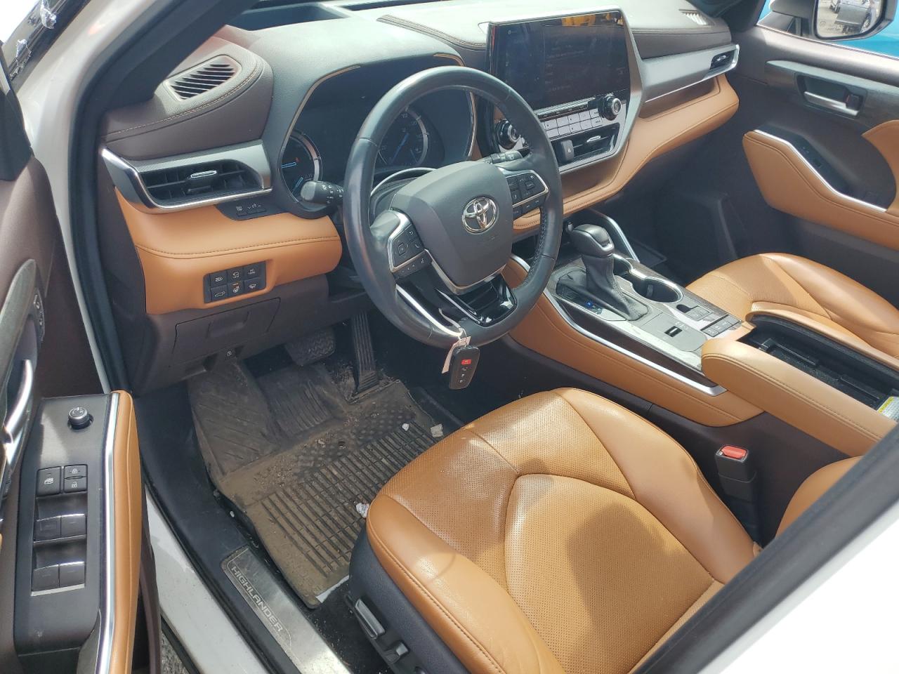 2021 Toyota Highlander Hybrid Platinum VIN: 5TDEBRCH2MS014779 Lot: 53320215