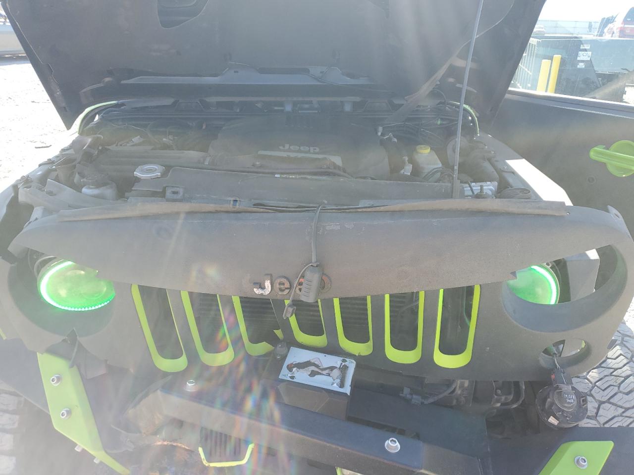 2017 Jeep Wrangler Unlimited Sport VIN: 1C4BJWDG0HL616663 Lot: 53261995