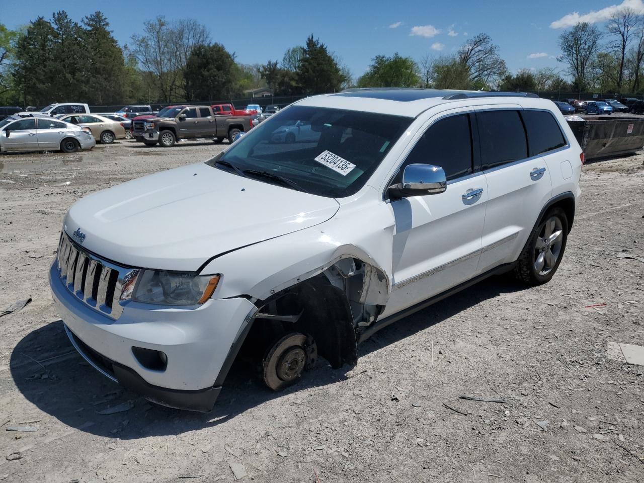 2013 Jeep Grand Cherokee Overland zu verkaufen in Madisonville, TN - Front End