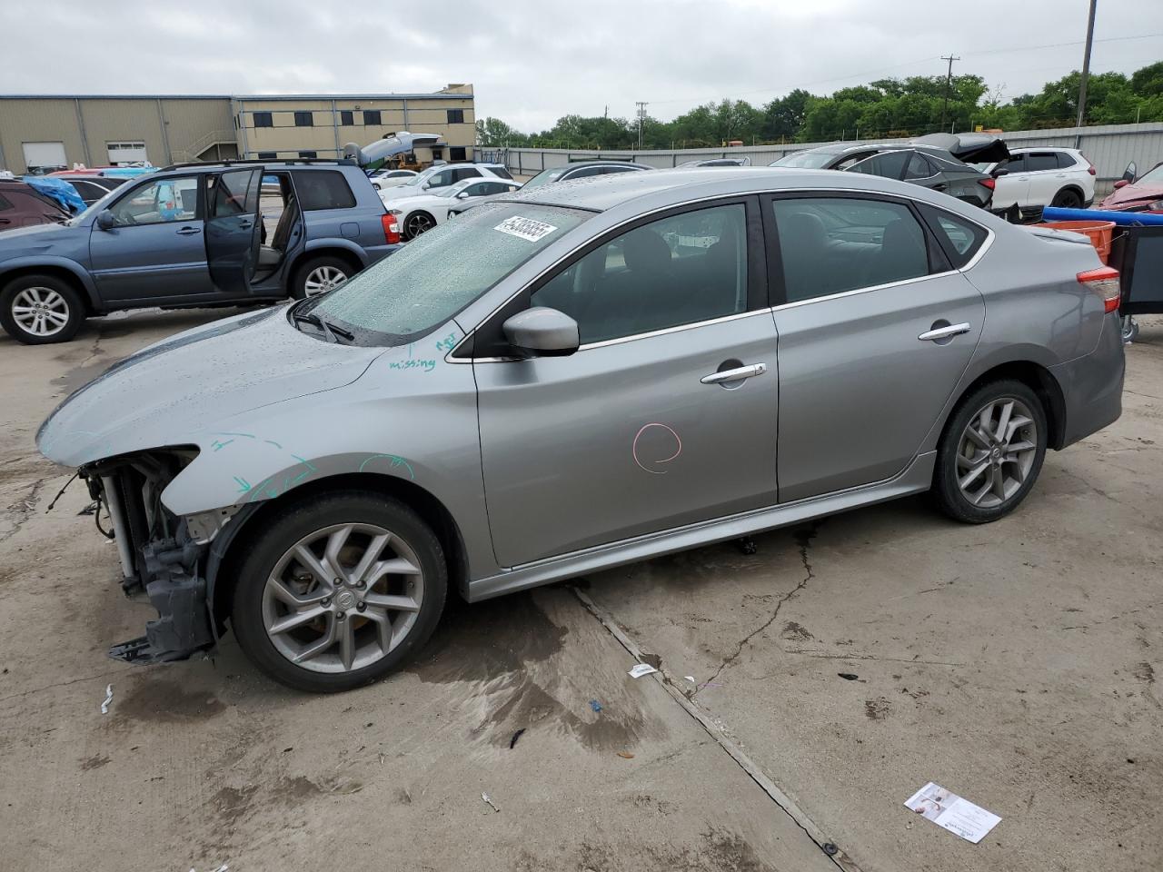 2014 Nissan Sentra S იყიდება Wilmer-ში, TX - Front End
