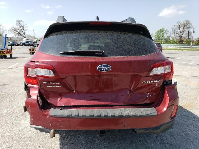  SUBARU OUTBACK 2016 Czerwony