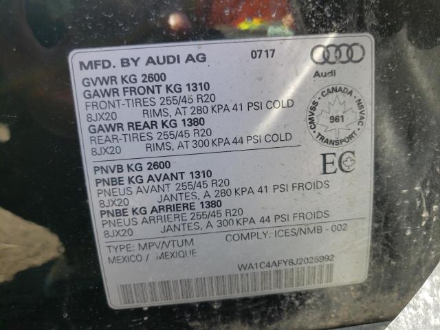2018 AUDI SQ5 PRESTIGE