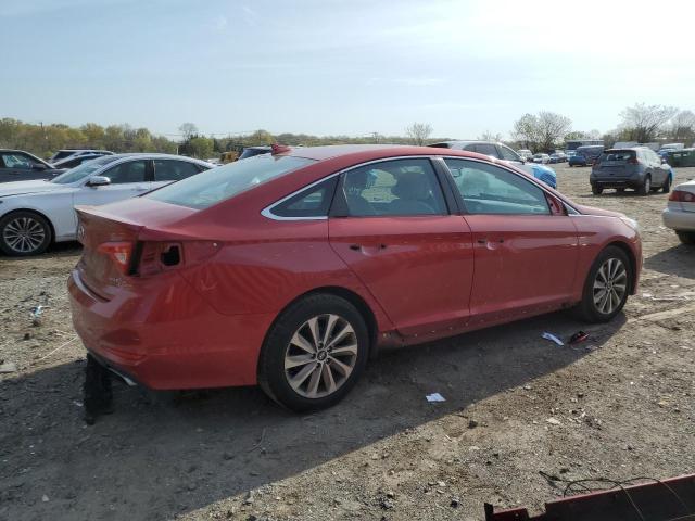 HYUNDAI SONATA 2017 Красный