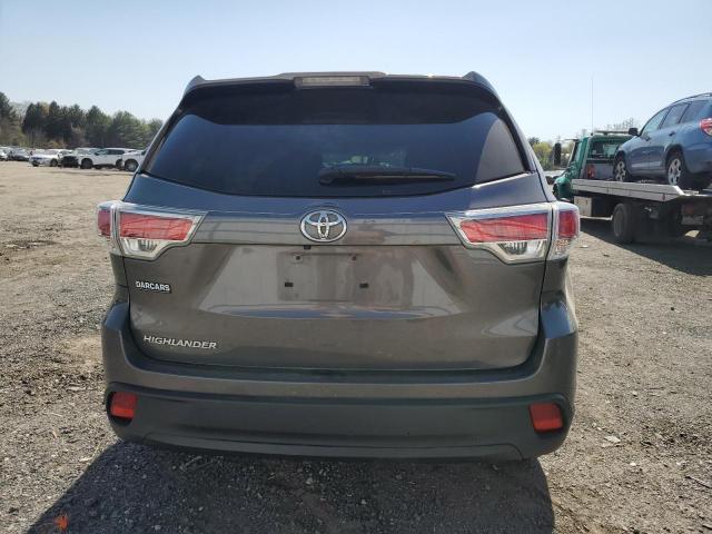  TOYOTA HIGHLANDER 2016 Серый