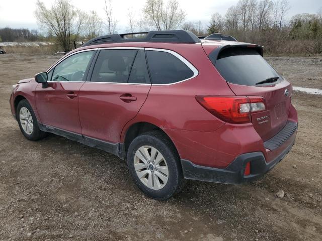  SUBARU OUTBACK 2018 Czerwony