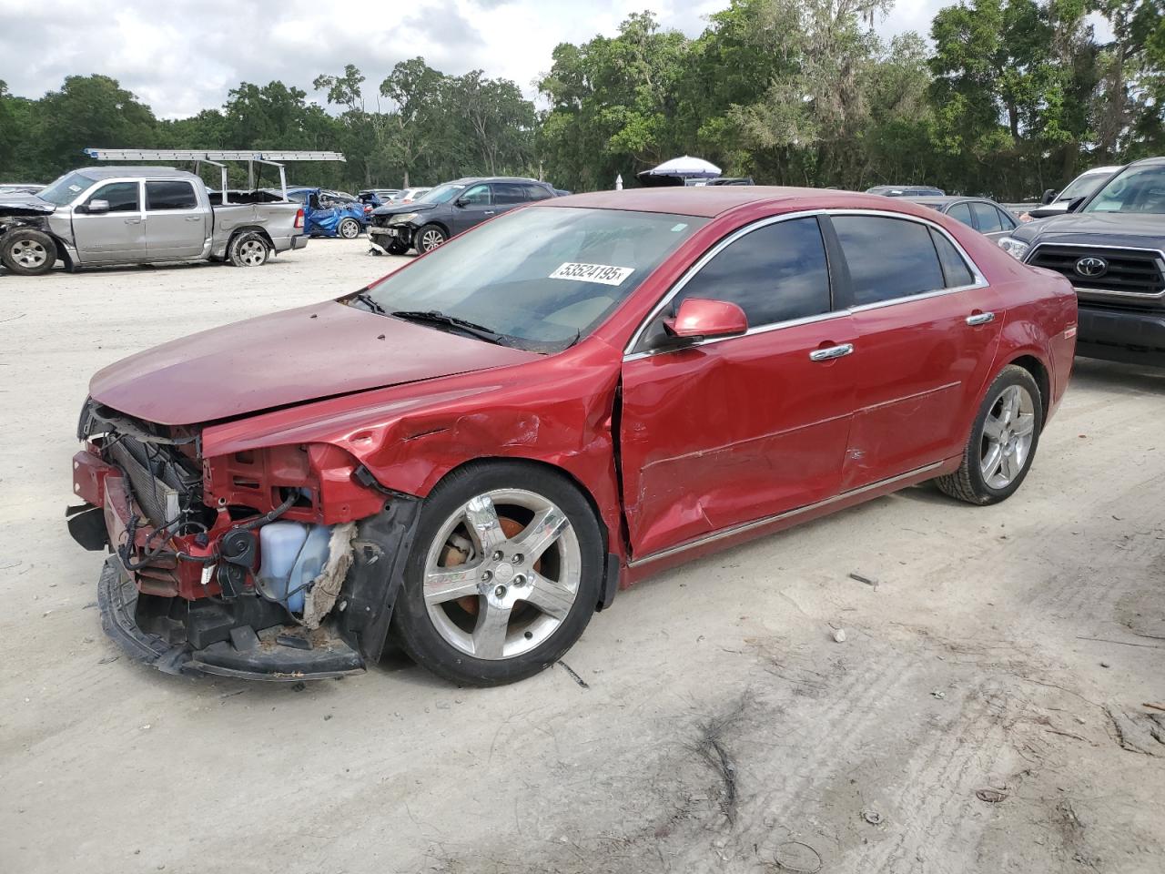 2012 Chevrolet Malibu 1Lt red sedan gas 1G1ZC5E07CF230908 photo #1