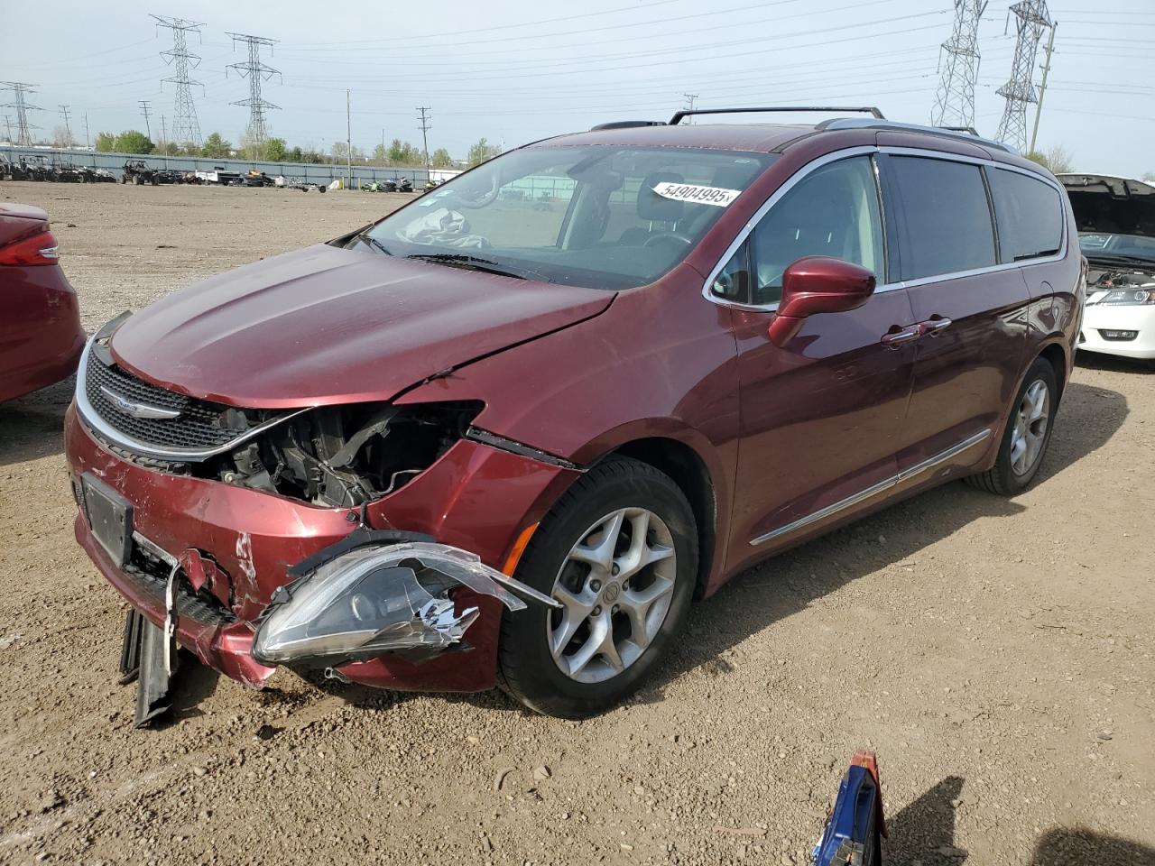 2018 Chrysler Pacifica Touring L na sprzedaż w Elgin, IL - Front End