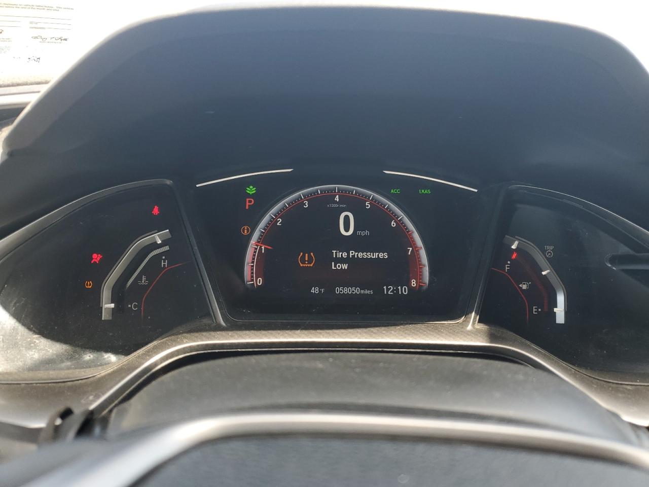 SHHFK7H94KU201564 HONDA CIVIC 2019