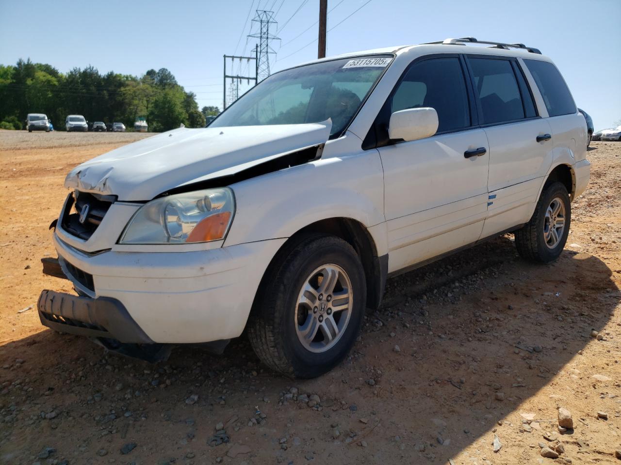 2005 Honda Pilot Exl de vânzare în China Grove, NC - Front End