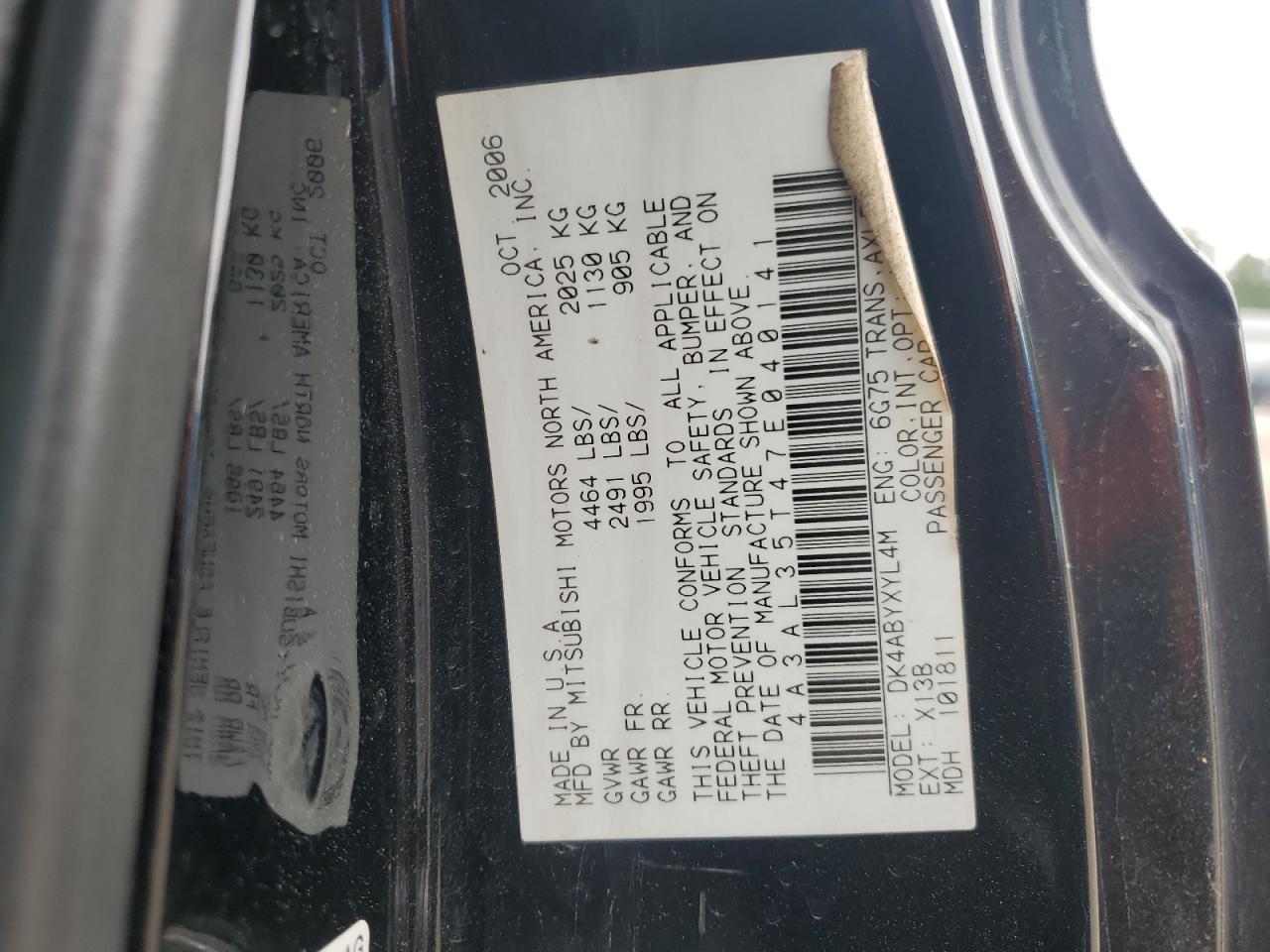 2007 Mitsubishi Eclipse Spyder Gt VIN: 4A3AL35T47E040141 Lot: 53957715
