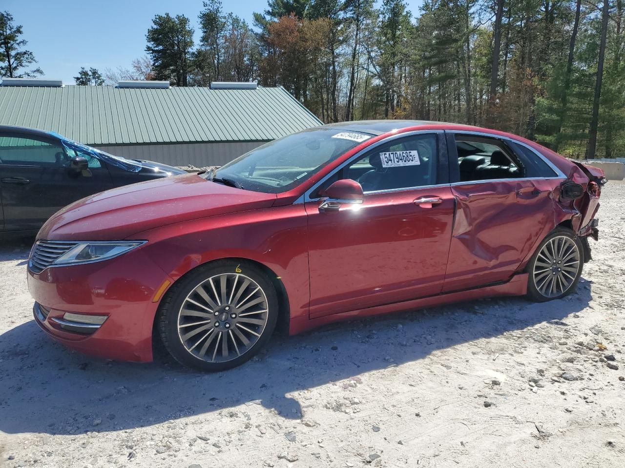 2016 Lincoln Mkz Hybrid na sprzedaż w West Warren, MA - Rear End