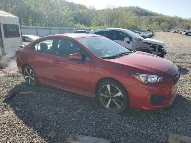  SUBARU IMPREZA 2019 Червоний