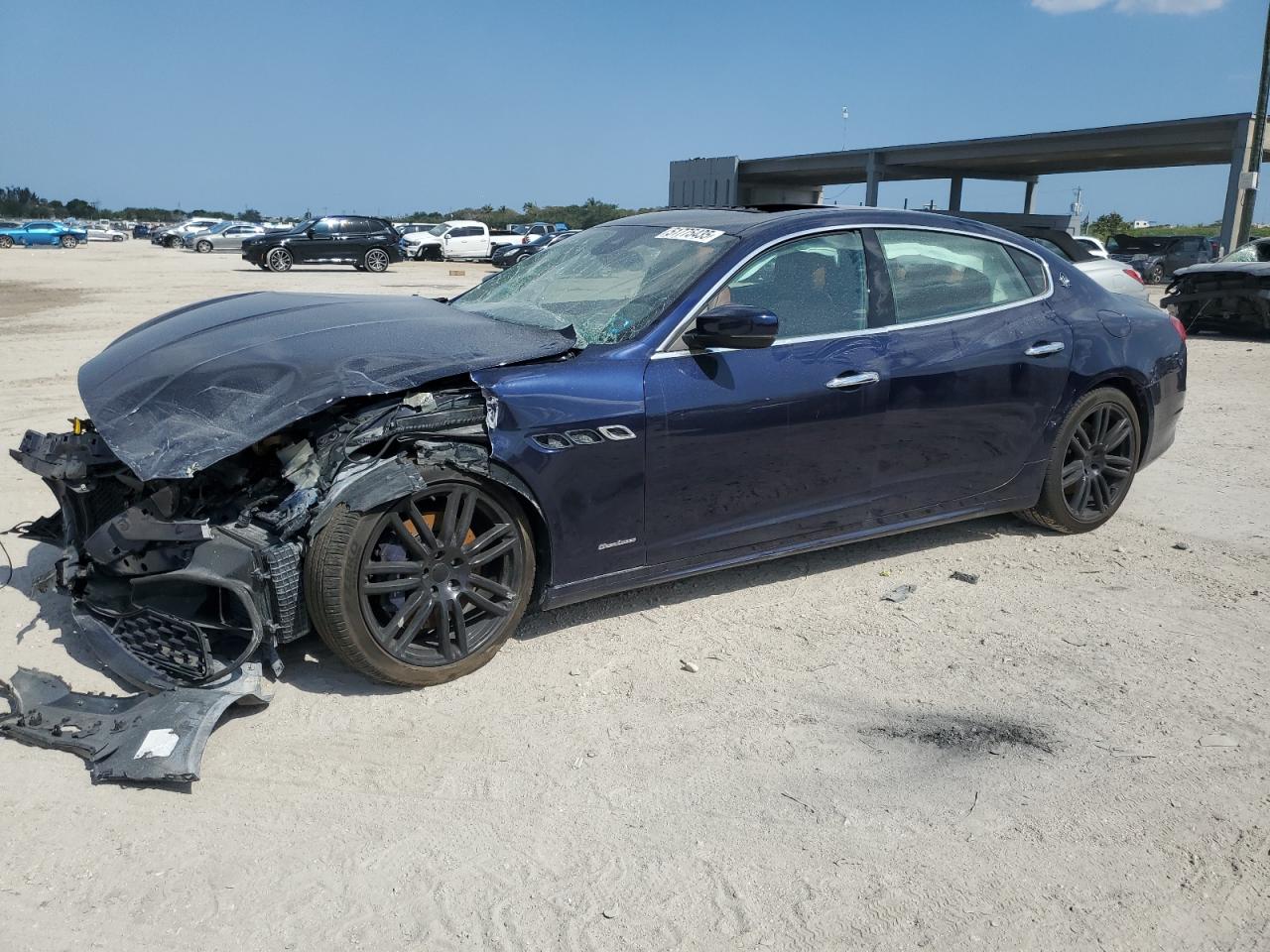 2018 Maserati Quattroporte S იყიდება West Palm Beach-ში, FL - Front End