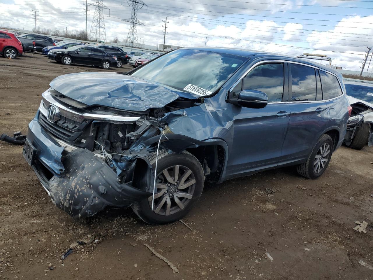 2019 Honda Pilot Exl for Sale in Elgin, IL - Front End