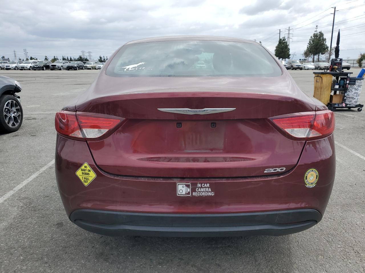 2016 Chrysler 200 Lx VIN: 1C3CCCFB9GN196651 Lot: 54515555