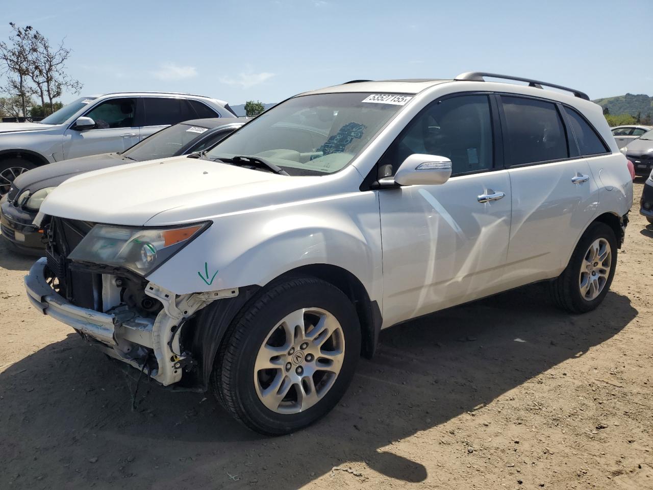 2009 Acura Mdx Technology na sprzedaż w San Martin, CA - Front End
