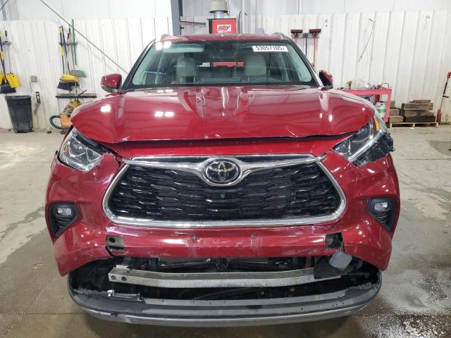  TOYOTA HIGHLANDER 2022 Красный