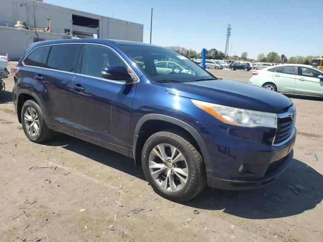 Parquets TOYOTA HIGHLANDER 2014 Blue