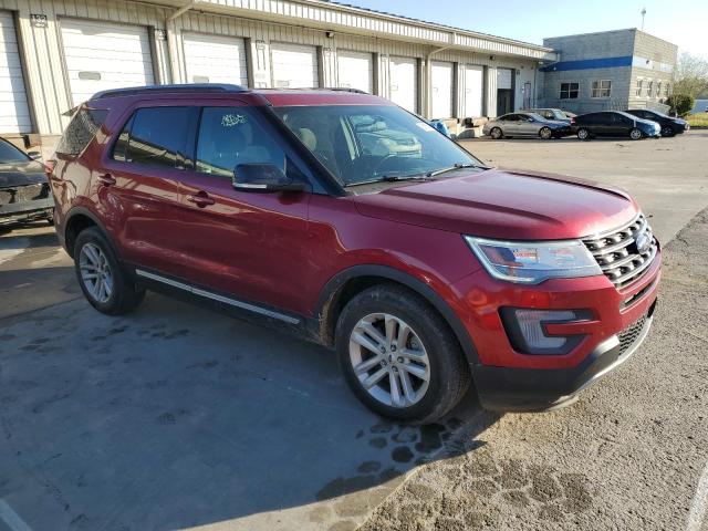  FORD EXPLORER 2017 Czerwony