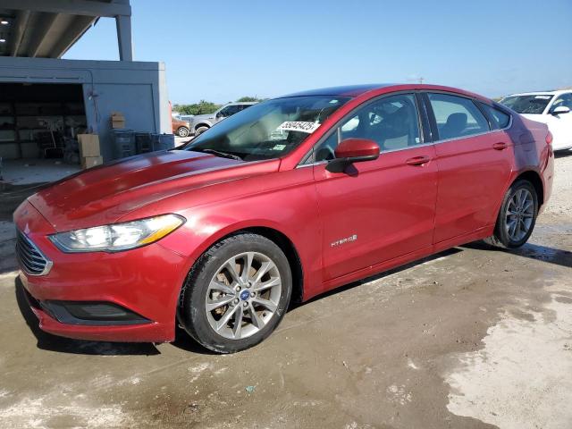 Sedans FORD FUSION 2017 Red