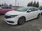 2020 Honda Civic Exl en Venta en Rancho Cucamonga, CA - Front End