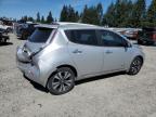 2016 Nissan Leaf Sv за продажба в Graham, WA - Rear End