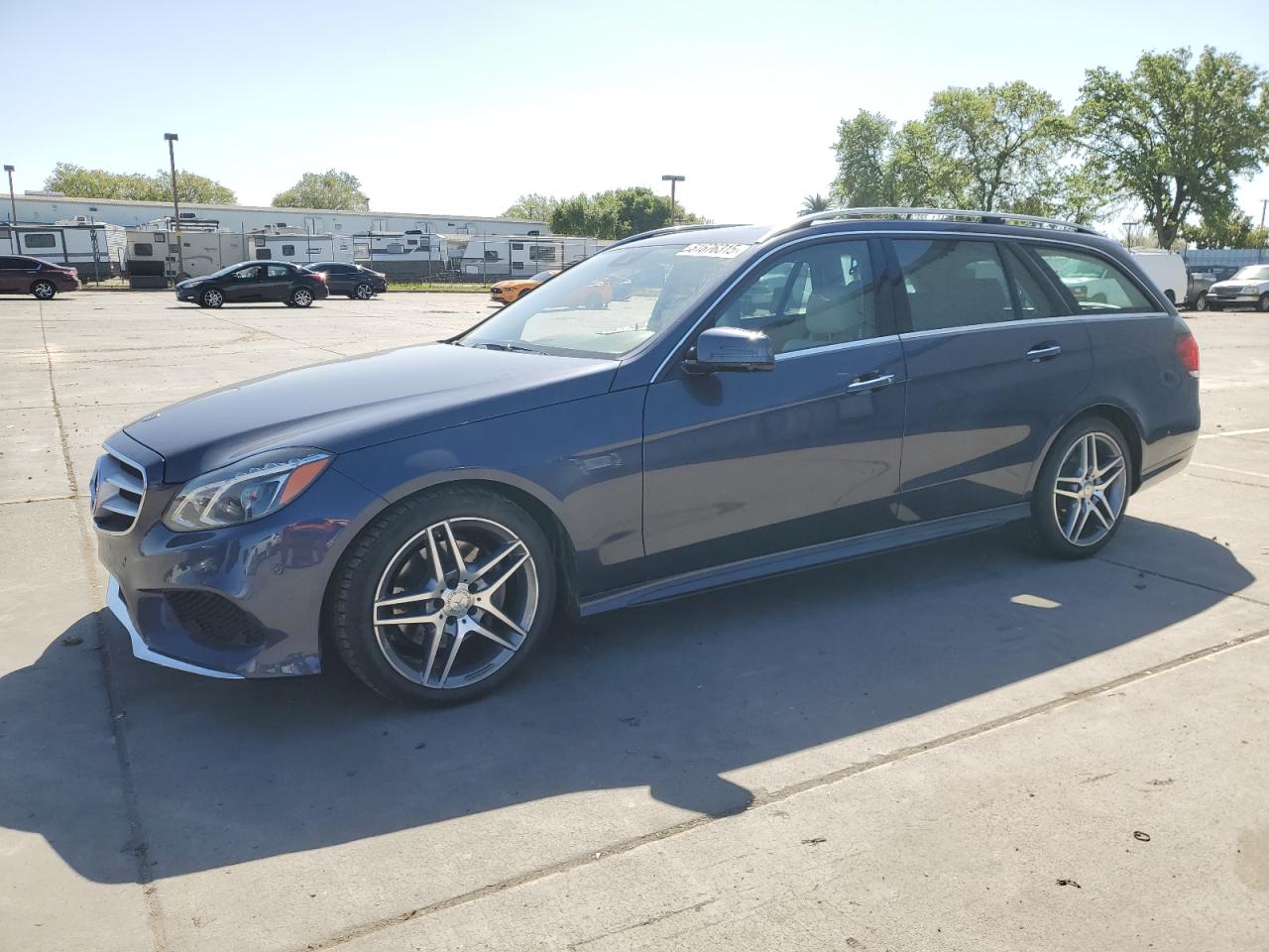 2015 Mercedes-Benz E 350 4Matic Wagon на продаже в Sacramento, CA - Side