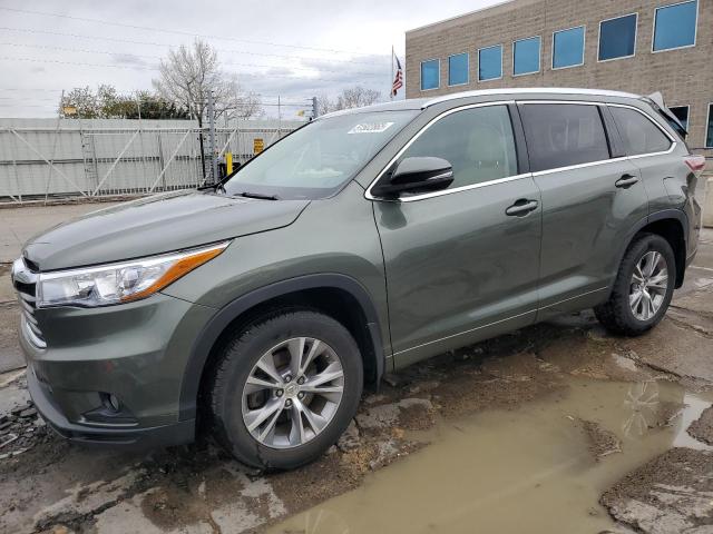  TOYOTA HIGHLANDER 2015 Zielony