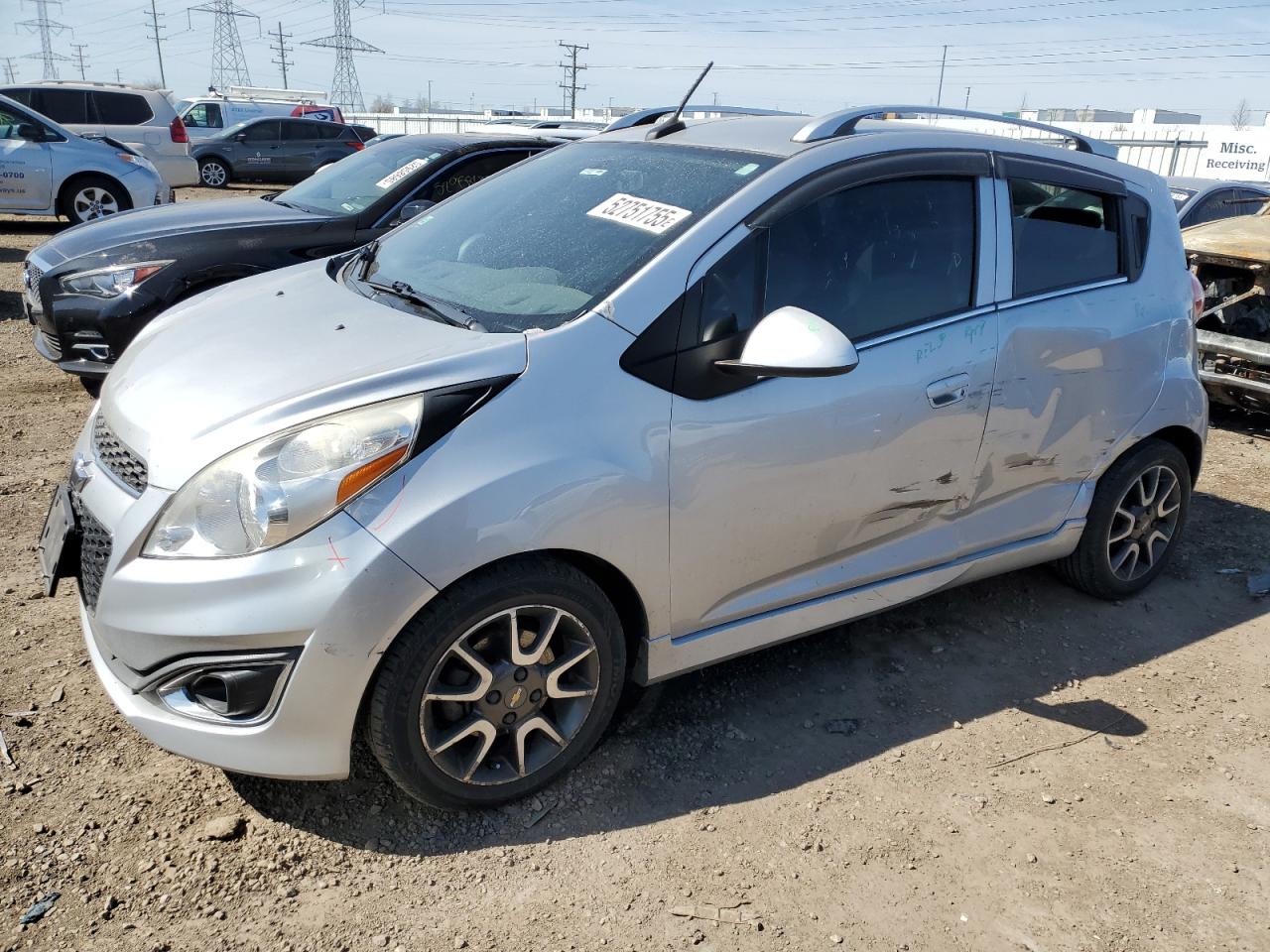 2013 Chevrolet Spark 2Lt продається в Elgin, IL - Side