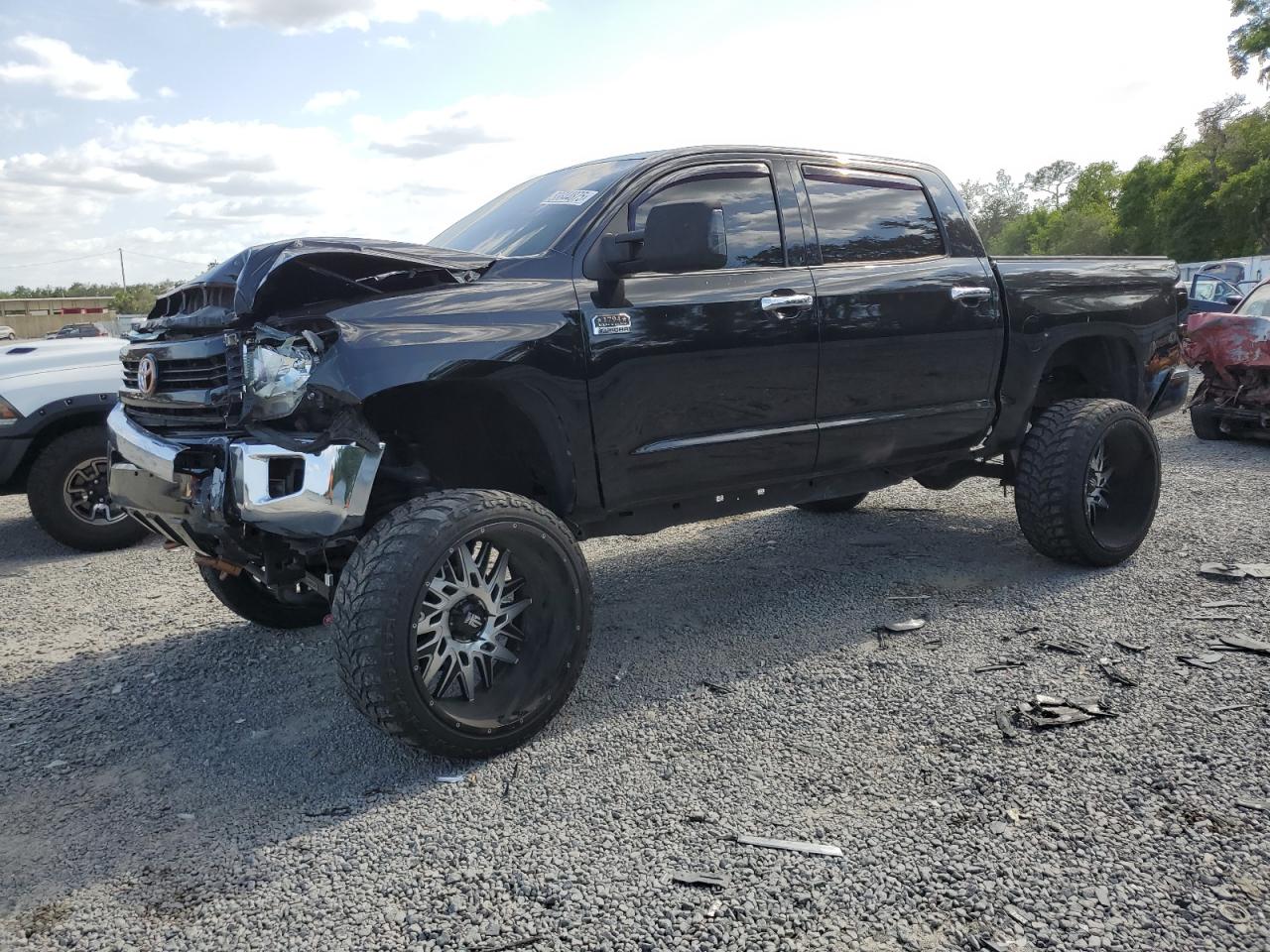 2014 Toyota Tundra Crewmax Platinum на продаже в Riverview, FL - Front End