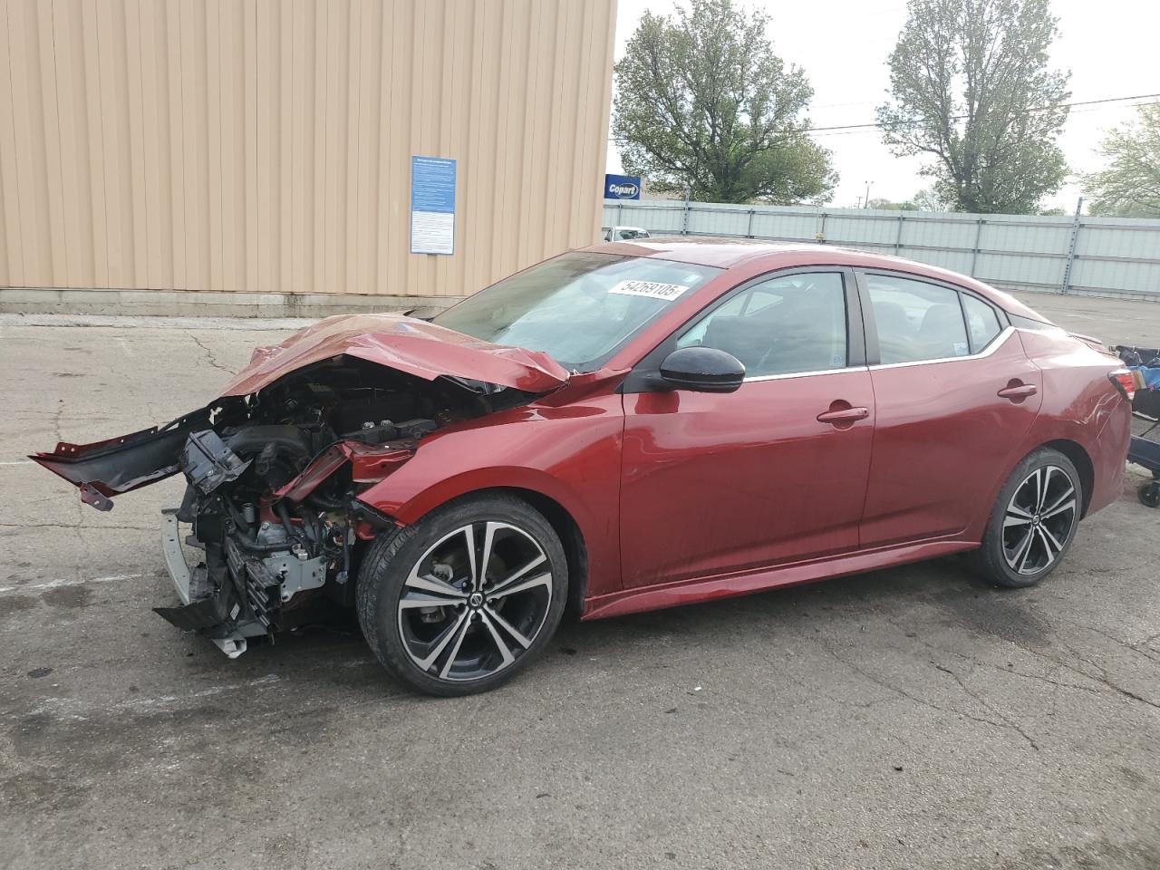 2020 Nissan Sentra Sr en Venta en Moraine, OH - Front End