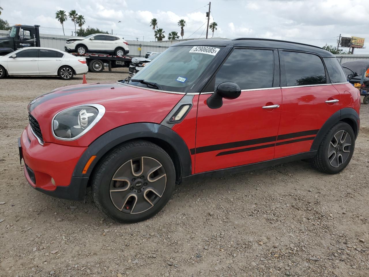 2012 Mini Cooper S Countryman de vânzare în Mercedes, TX - Water/Flood