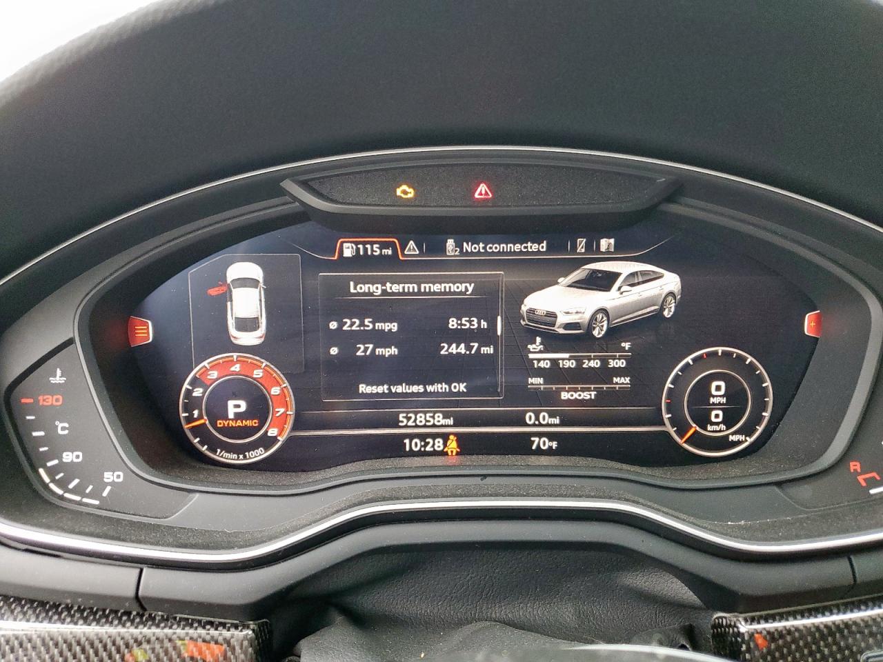 2019 Audi S5 Prestige VIN: WAUC4CF54KA044826 Lot: 51507345
