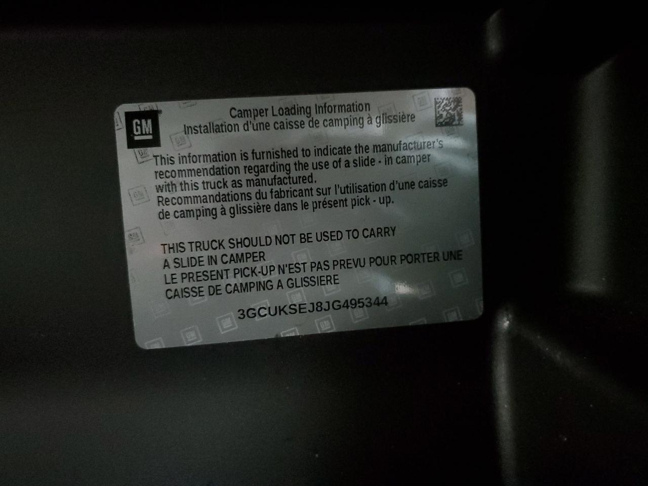 3GCUKSEJ8JG495344 CHEVROLET ALL Models 2018