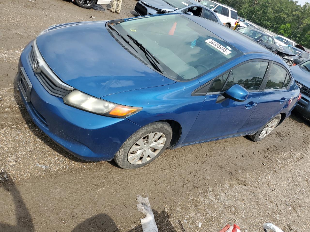 2012 Honda Civic Lx იყიდება Greenwell Springs-ში, LA - Normal Wear