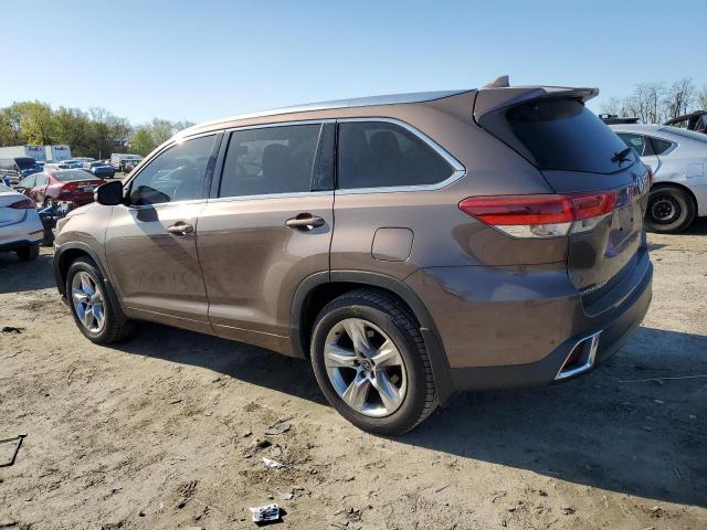  TOYOTA HIGHLANDER 2017 Brown
