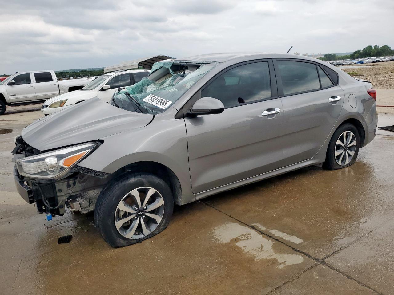 2022 Kia Rio Lx на продаже в Grand Prairie, TX - Side
