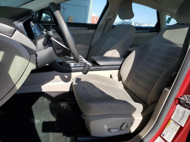 Sedans FORD FUSION 2017 Red